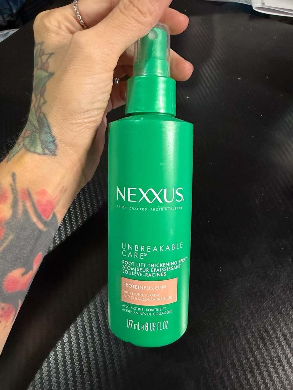 Nexxus Unbreakable Care Root Lift Hair Thickening Spray Biotin 6 oz